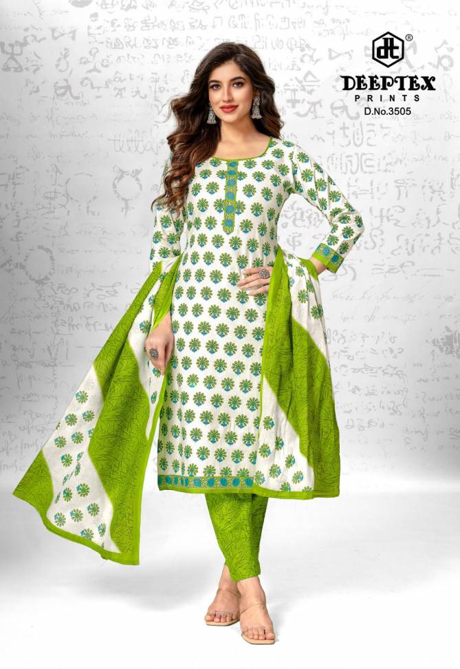 Deeptex Chief Guest Vol 35 Cotton Dress Material Wholesale Shop In Surat
